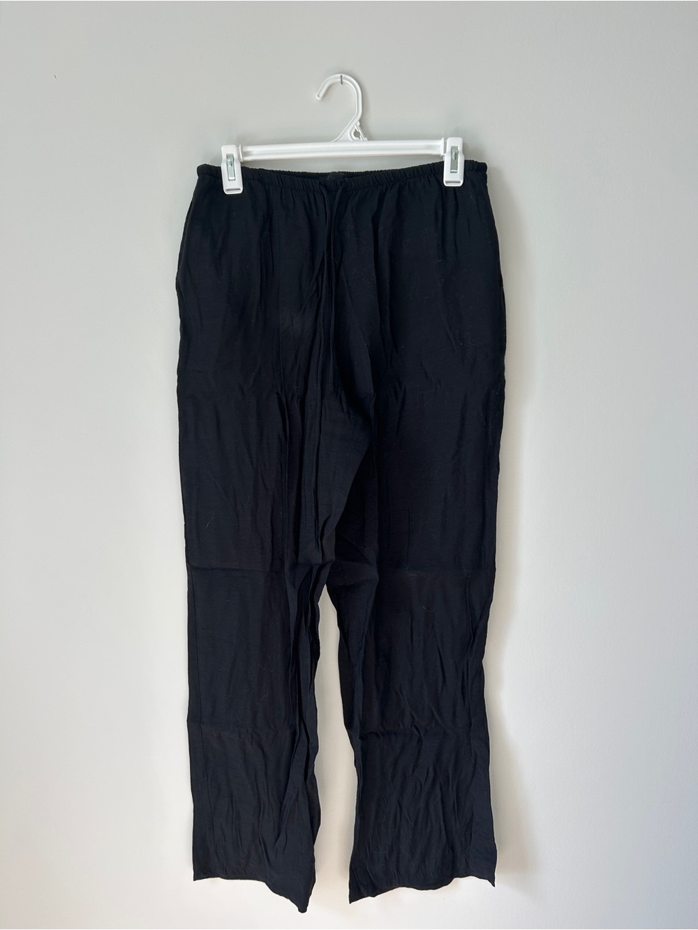 Zara Black Elastic-Waist Jogger Pants